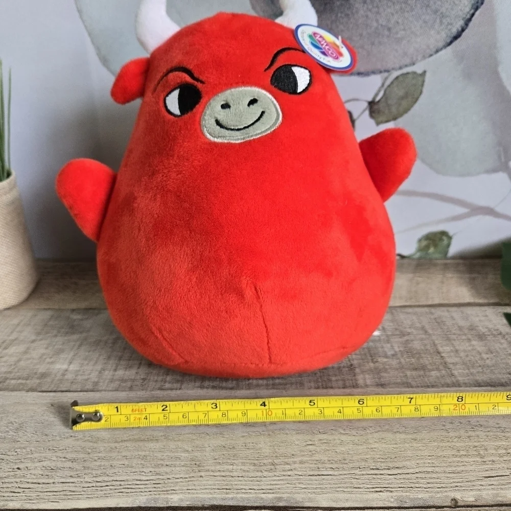 NANCO | Red Plush Bull Toy